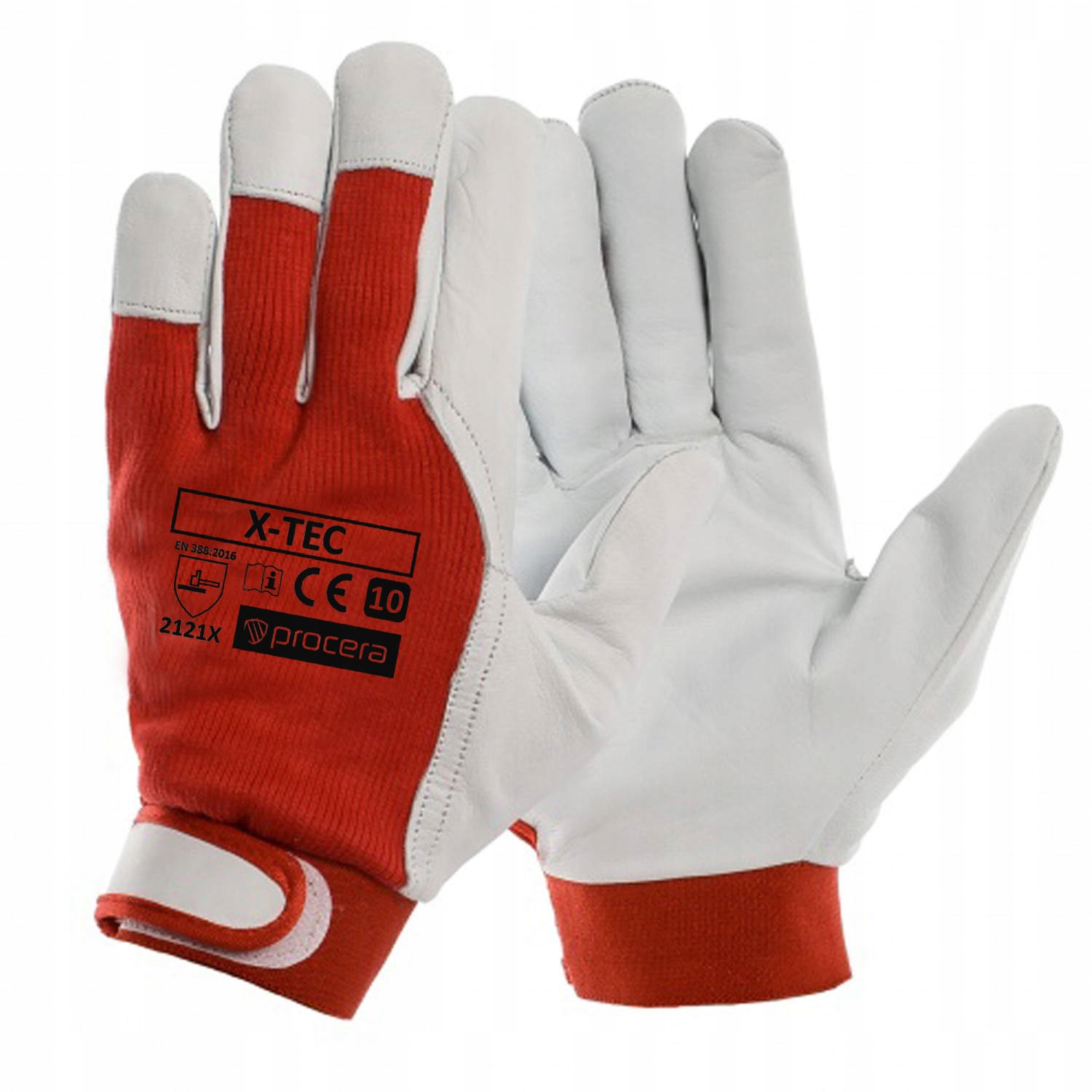 

Rękawice skórzane z koziej skóry x-tec r. 8-M
