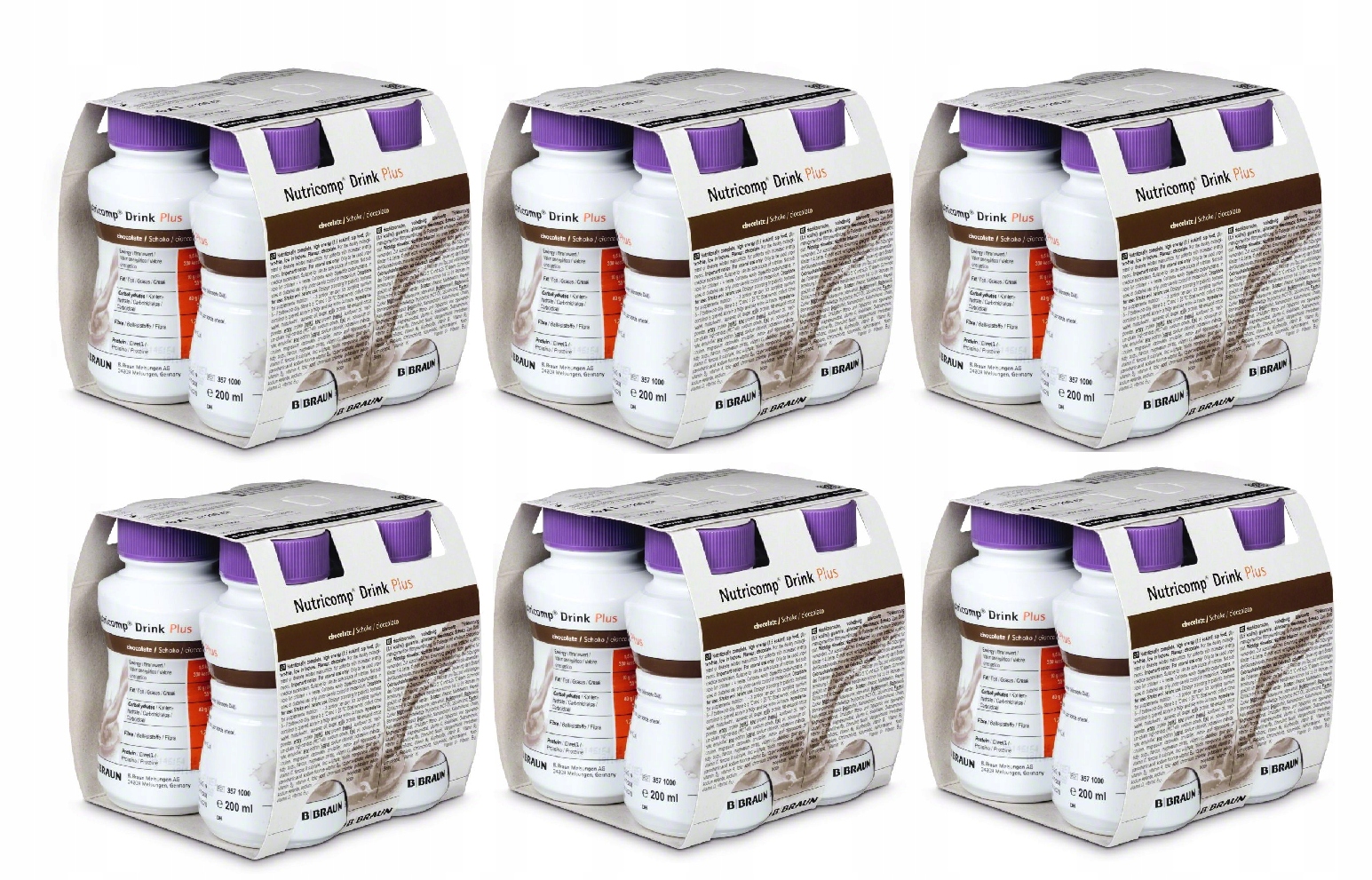 NutriComp Drink Plus 24 szt. czekolada