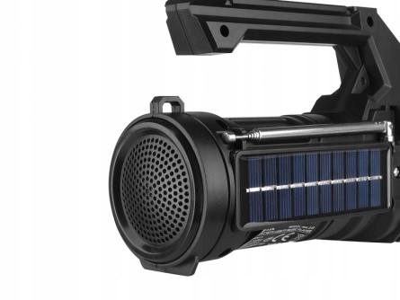 latarka panel solarny radio bluetooth USB Marka bez marki
