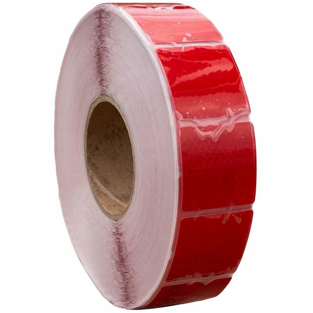 Reflexná páska samolepiaca obrysová červená v segmentoch - 1 METER