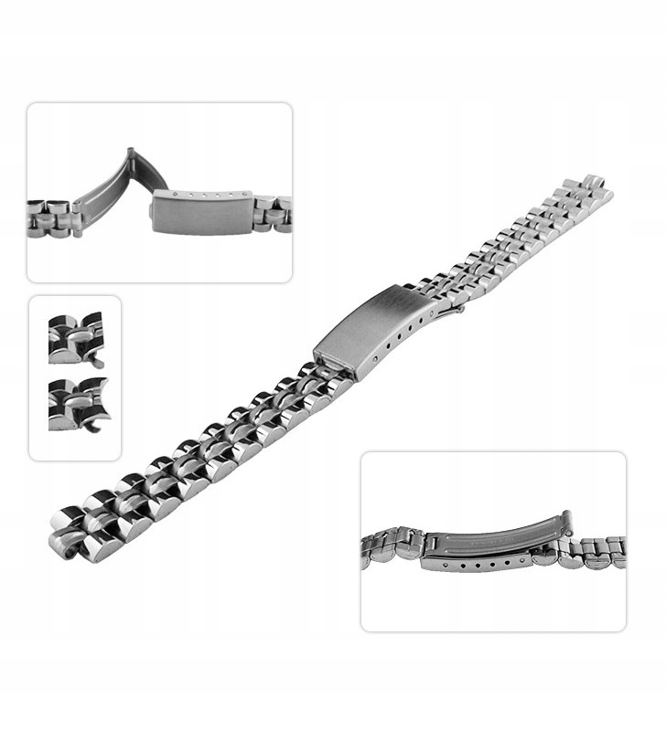 Ocelový náramek pro hodinky Horido S.61 14 mm