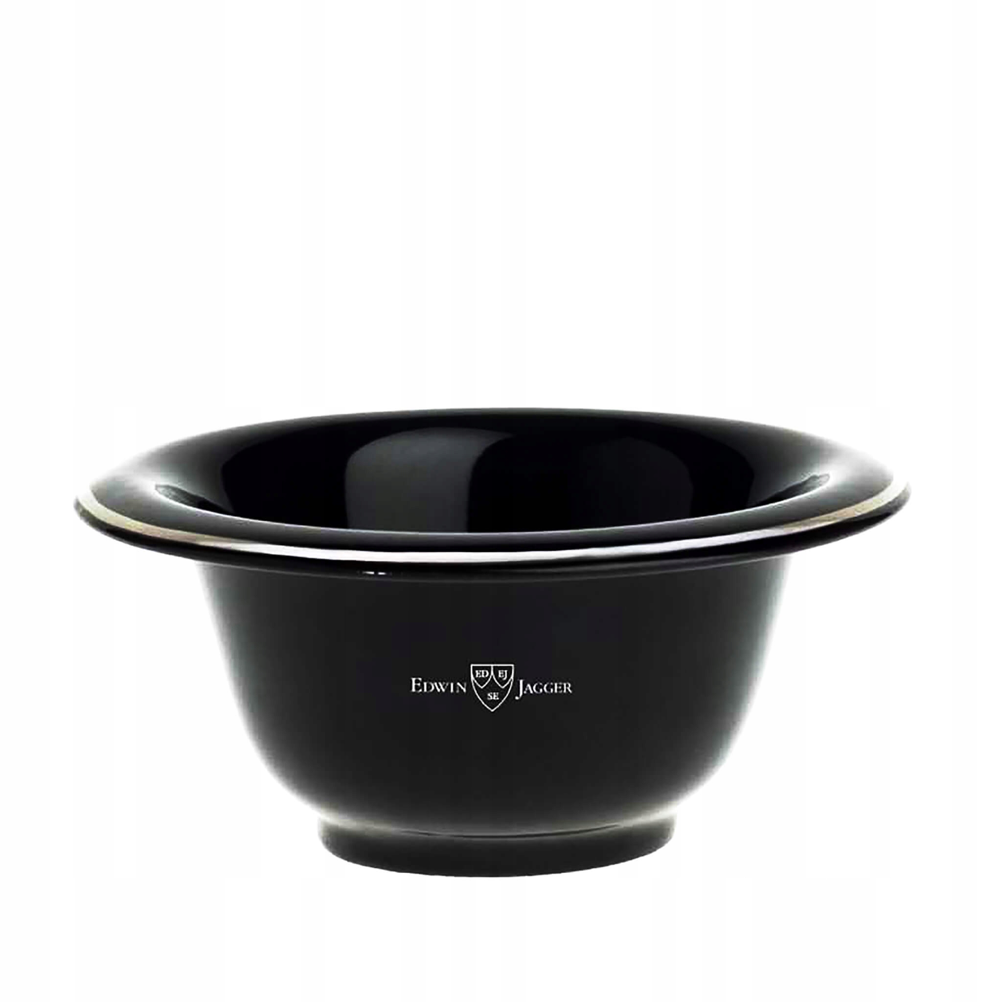 Edwin Jagger černá miska na holení z porcelánu