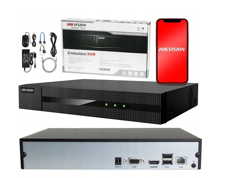

Rejestrator Ip Hikvision 4ch 6Mpx H.265 Chmura Nvr