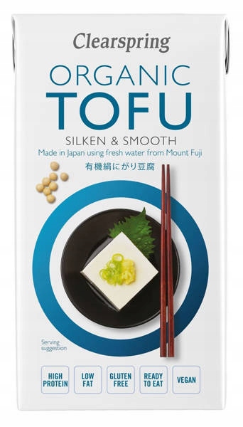 

Naturalne Japońskie tofu Organic 300g Clearspring