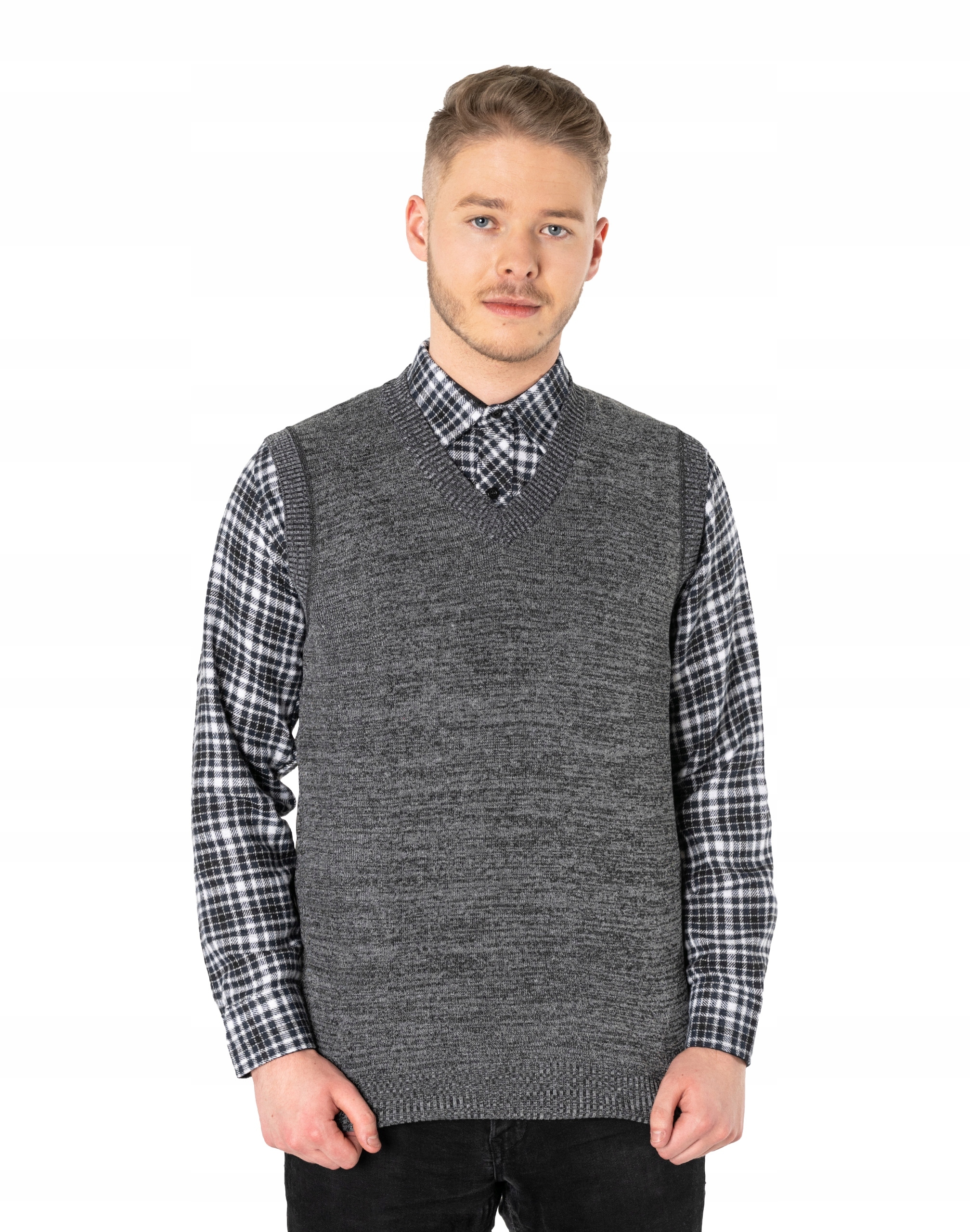 

Sweter Męski bez Rękawów Pulower Serdak 2900-1 r L