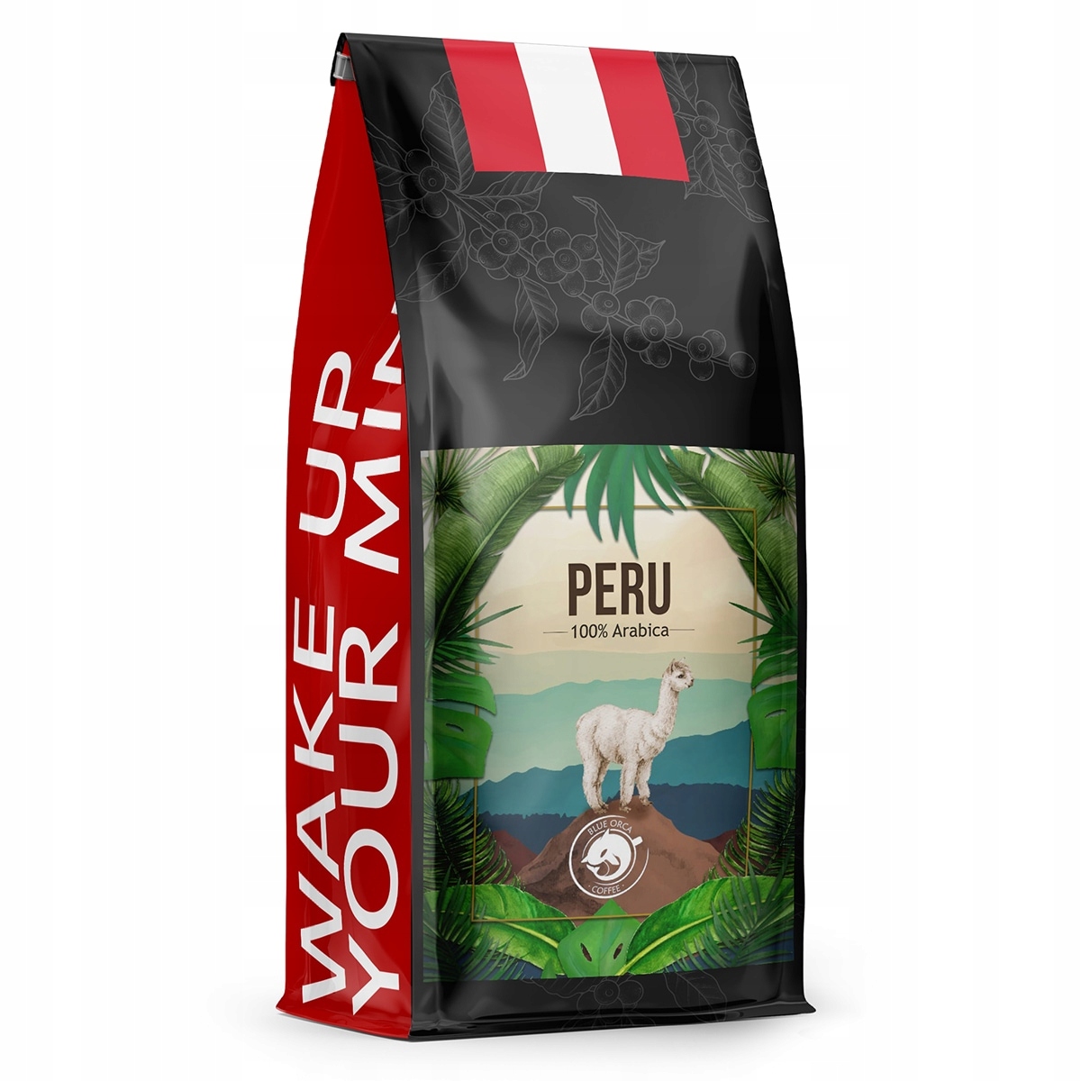Káva zrnková 1 kg Peru Villa Rica 100% Arabica Čerstvě pražená Blue Orca