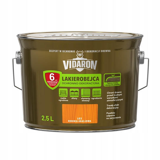 Vidaron Lakierobejca Dekoracyjna Robinia Akacjowa L03 2,5L