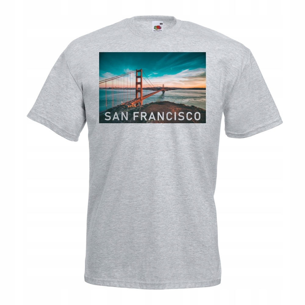 

Koszulka miasto San Francisco Usa M szara