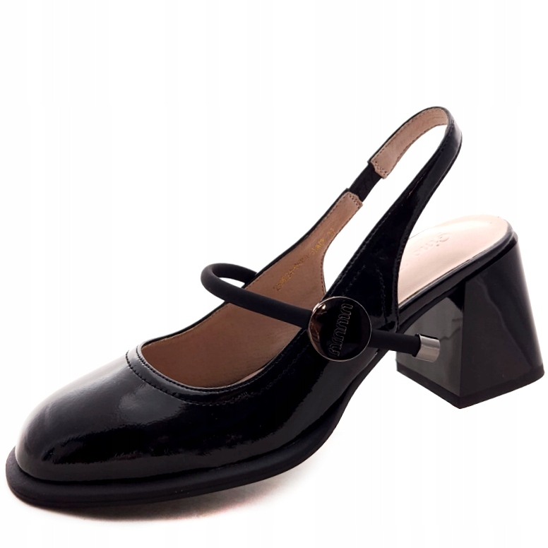 Elegantní kožené lodičky Laki s odkrytou patou Gino Fabiani 8688