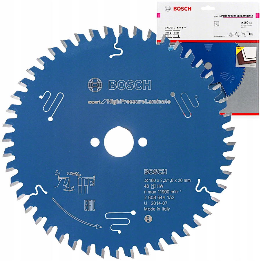 

Bosch Tarcza pilarska do płyt Hpl 160 x 20mm 48z