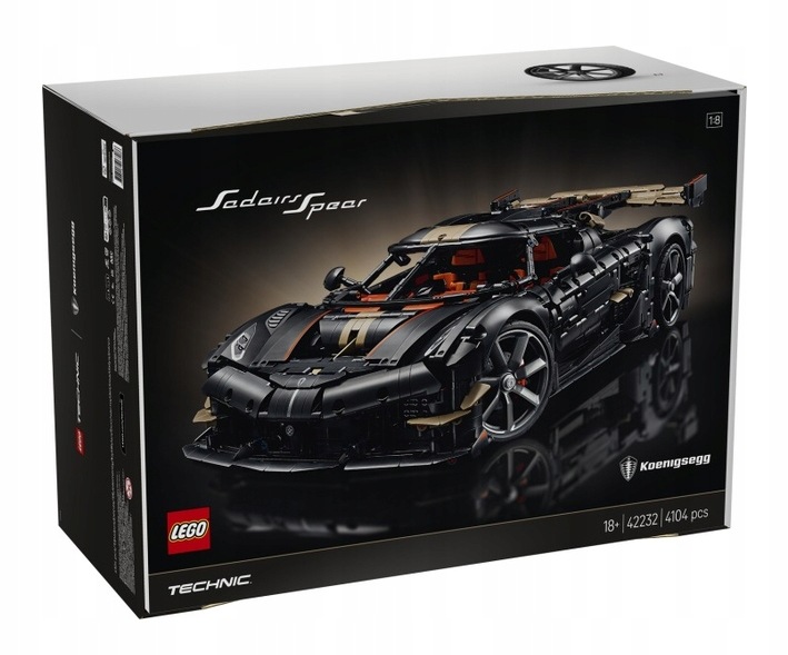 Lego 42232 Technic Koenigsegg Sadair's Spear Megacar