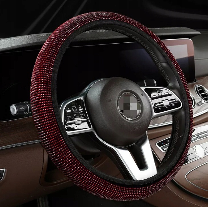 

Pokrowiec Na Kierownice Diamenty Błysk Kryształy