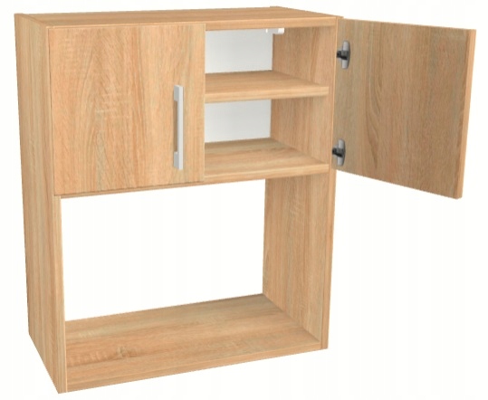Szafka Pod Mikrofalę 60 cm DĄB SONOMA 72/60/32,1 Marka DG MEBLE