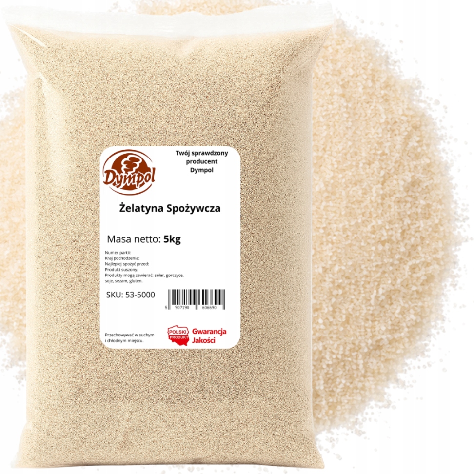 Želatina Sušená silná kvalita Premium 5 kg