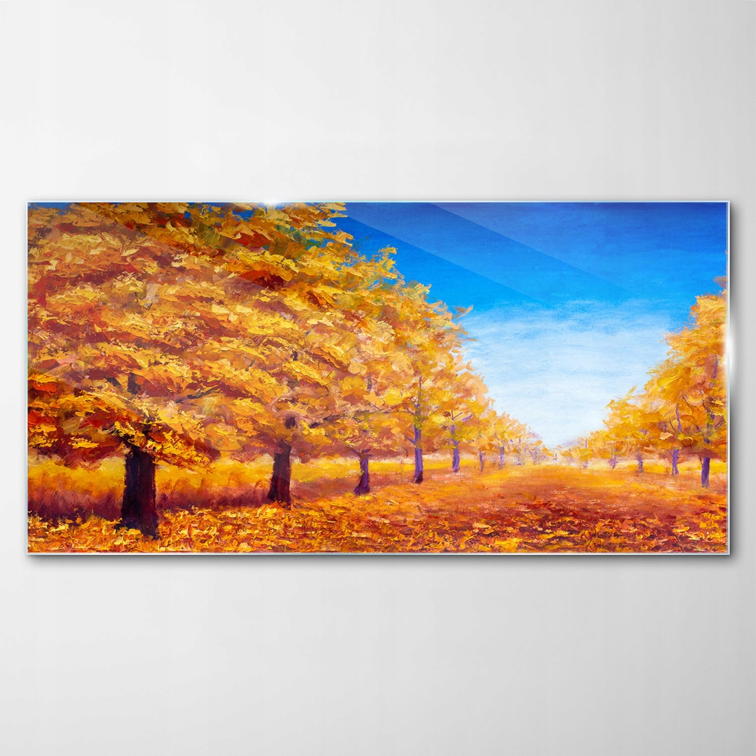 

Obraz Szklany Dekor Jesień Krajobraz Las 140x70