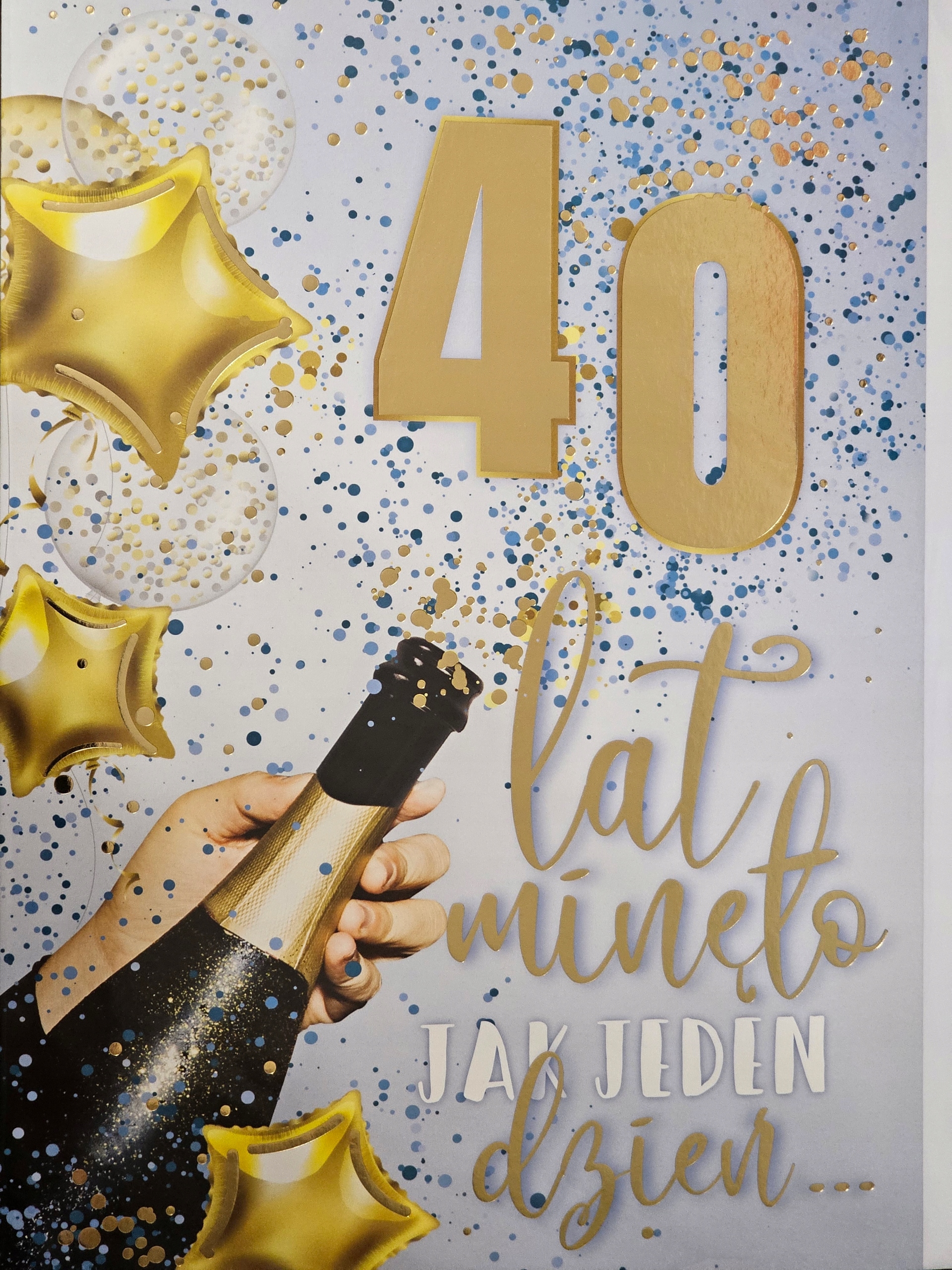 

kartka urodzinowa na 40 lat czterdziestkę czterdzi