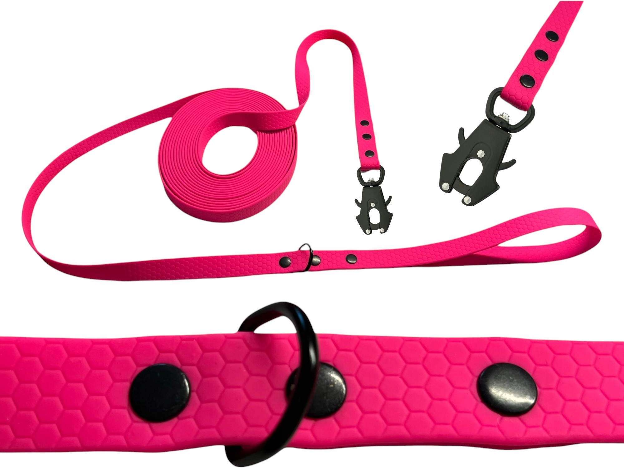 Vodítko Vodotěsné Lanko Měkká Trénink Biothane Pvc Frog Edition 15M 16MM