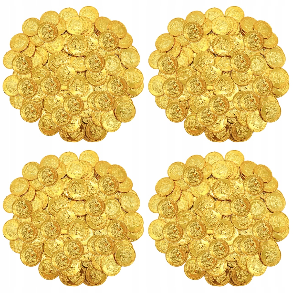 4x złote monety Prop pieniądze