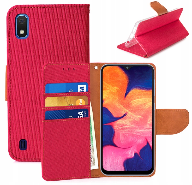 

Etui Portfel Canvas do Samsung Galaxy A10