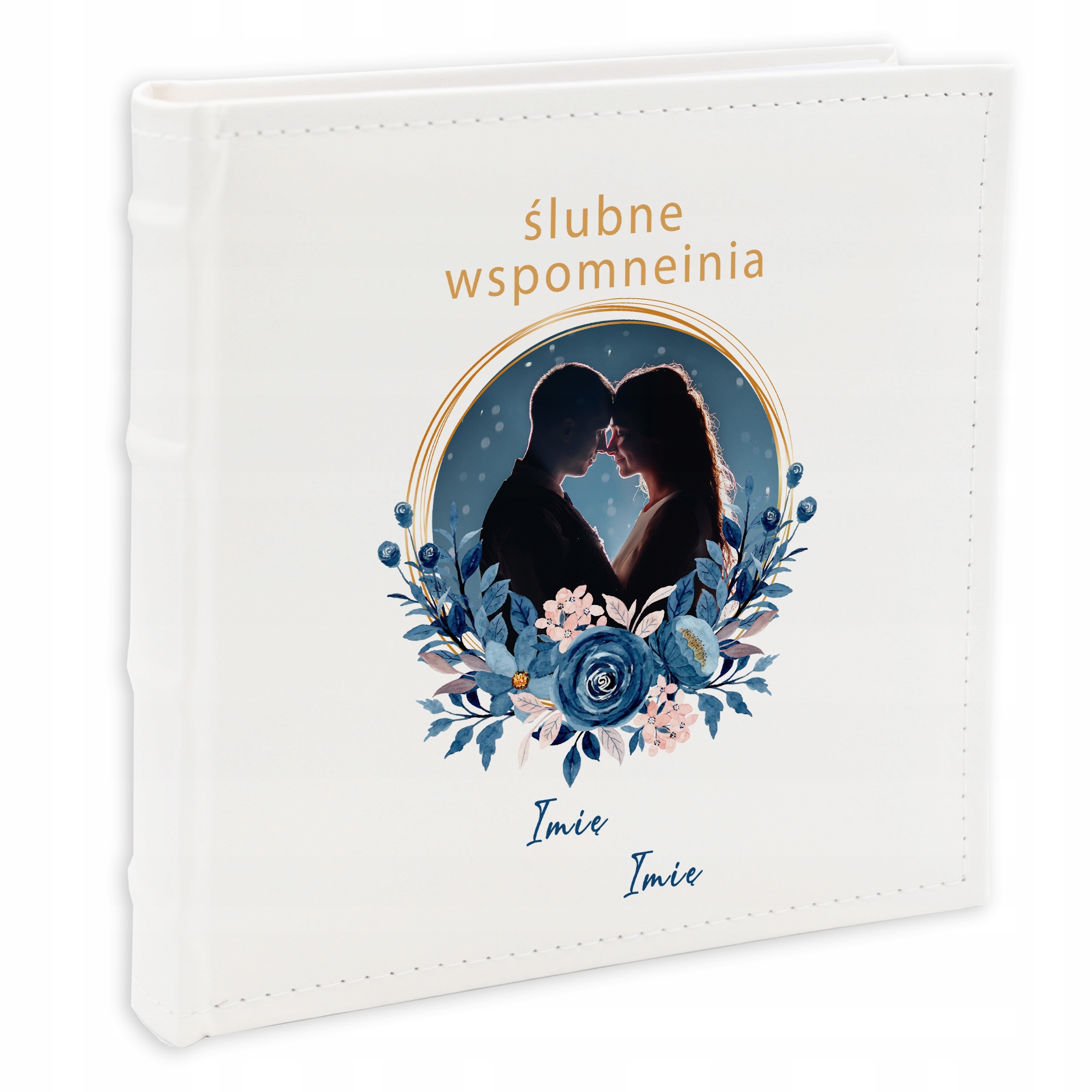 Album na fotografie 10x15cm Bílý Na Svatba Vaše jméno Kreator
