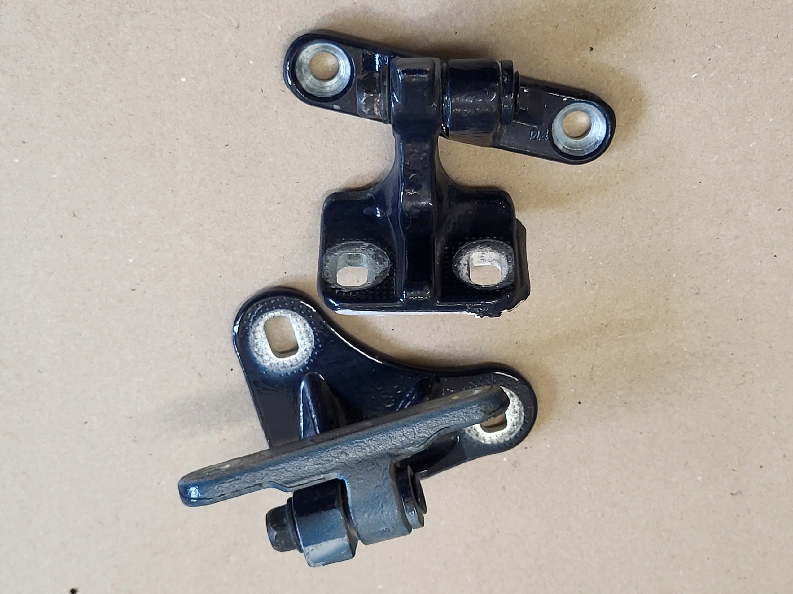 hinge X2 door right front GORA DOL MERCEDES S W220 OE GRANATOWE
