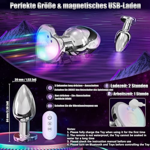 ANAL VIBRATOR Wibrator Analny 9 Trybów Stymulacja Prostaty Dla Mężczyzn — miniatura 6