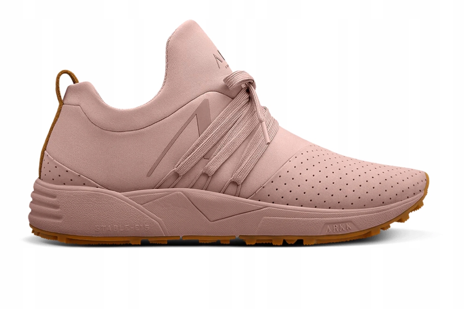 Dámské sportovní tenisky Arkk Copenhagen růžové, nubukové, lehké vel. 39