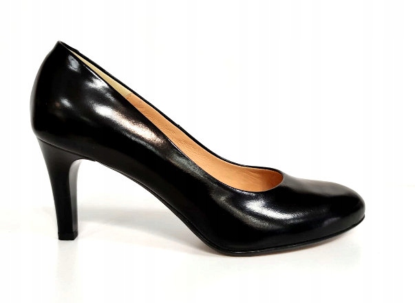 Esprito 551 pohodlné lodičky kůže černá r36,5