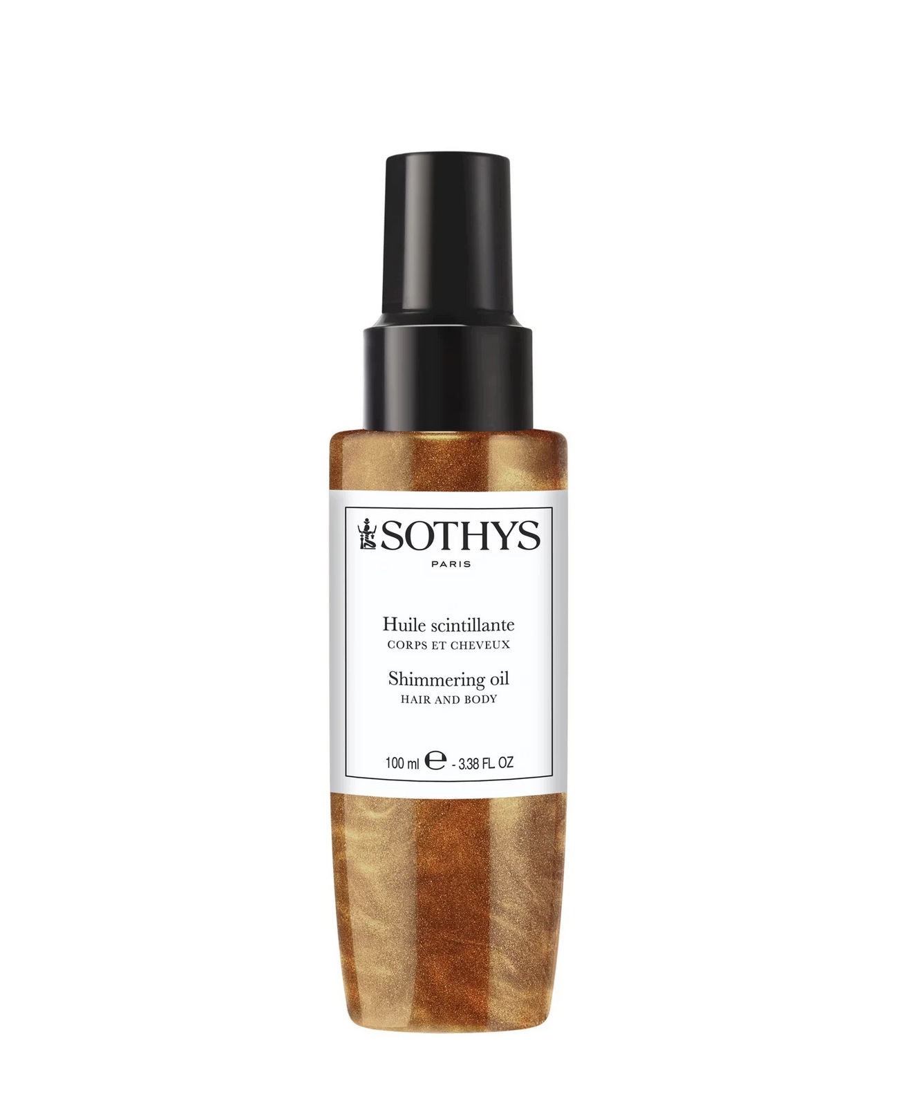 Sothys Sparkling Shimmering Rozjasňující olej na vlasy a tělo 100 ml