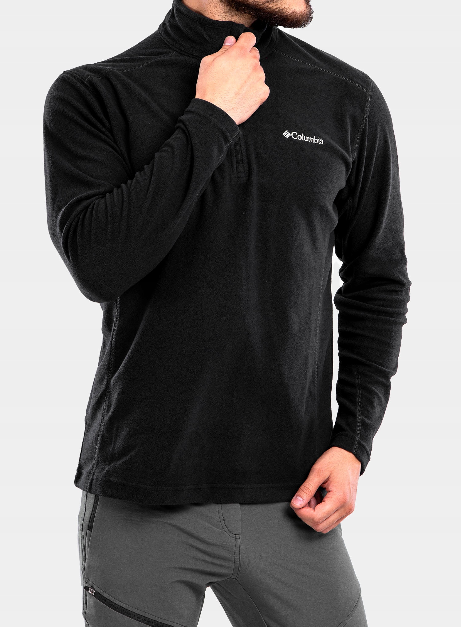 Mikina fleecová Columbia Klamath Range II 1/2 Zip černá L