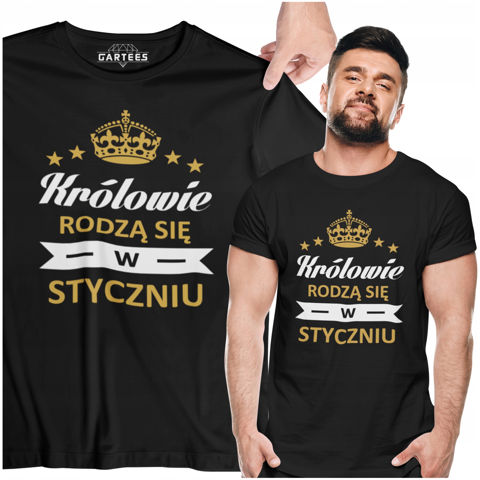 

Koszulka Męska Super Prezent Urodziny W Styczniu