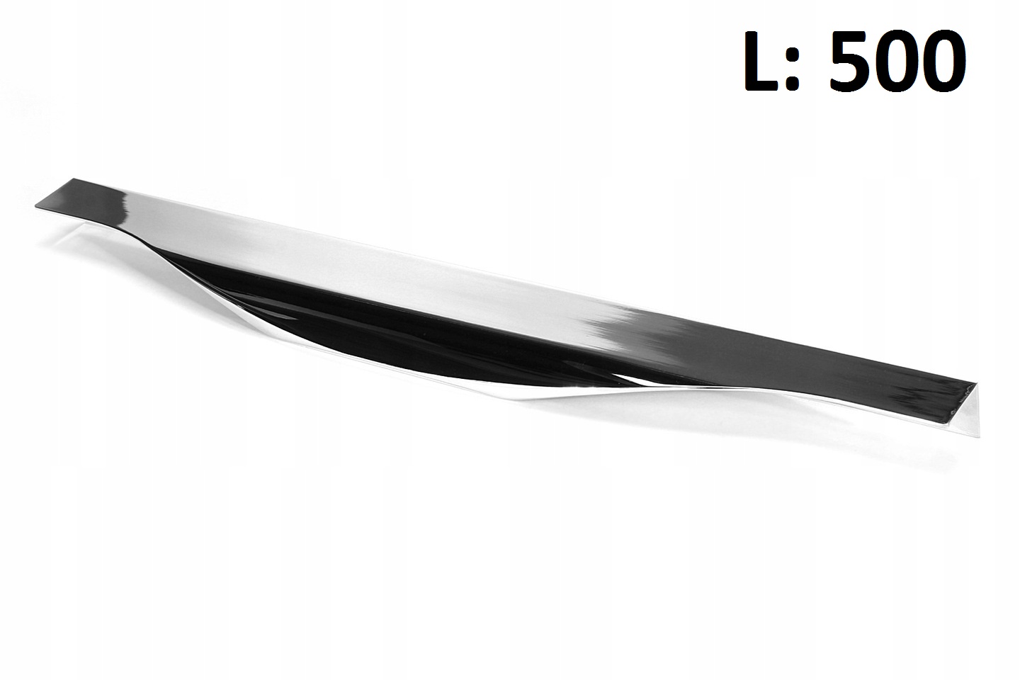 

Uchwyt meblowy krawędziowy Łeska Chrom L500