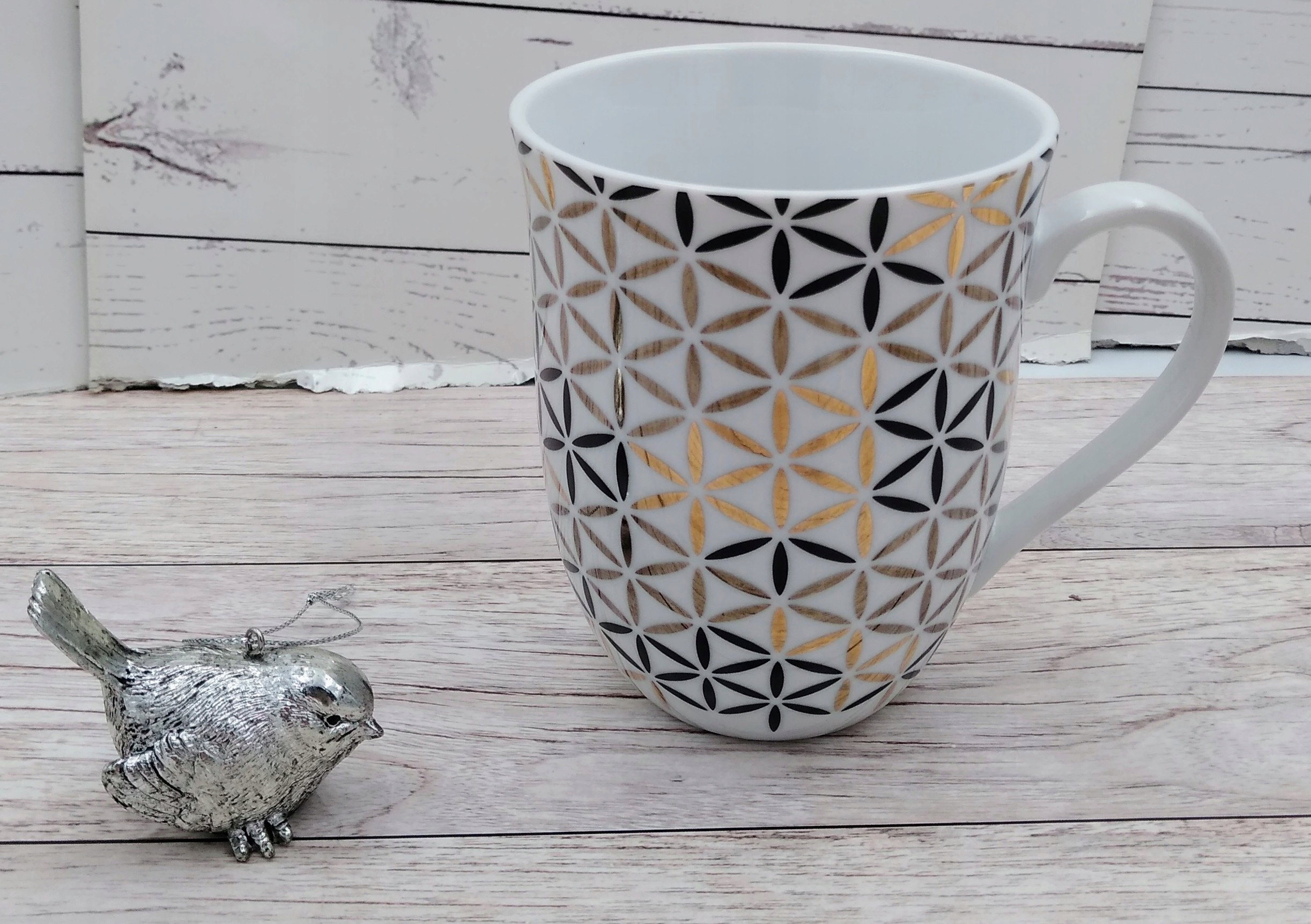 KUBEK PORCELANOWY 450 ML. LENTA BOGUCICE Marka Bogucice