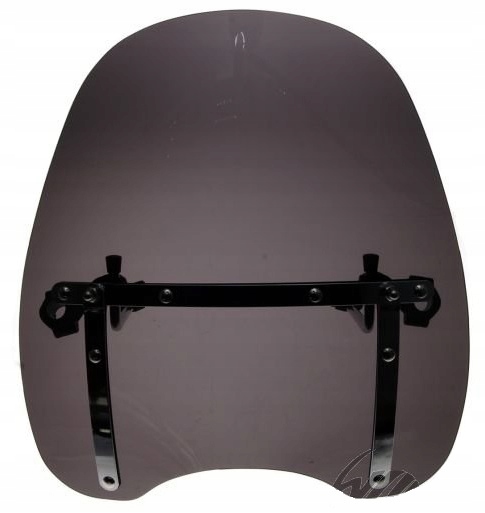 IS14M1260 - ВІТРОВЕ СКЛО ОБТІЧНИК З МЕТАЛЕВИМИ ЛИСТАМИ ТЕМНИЙ