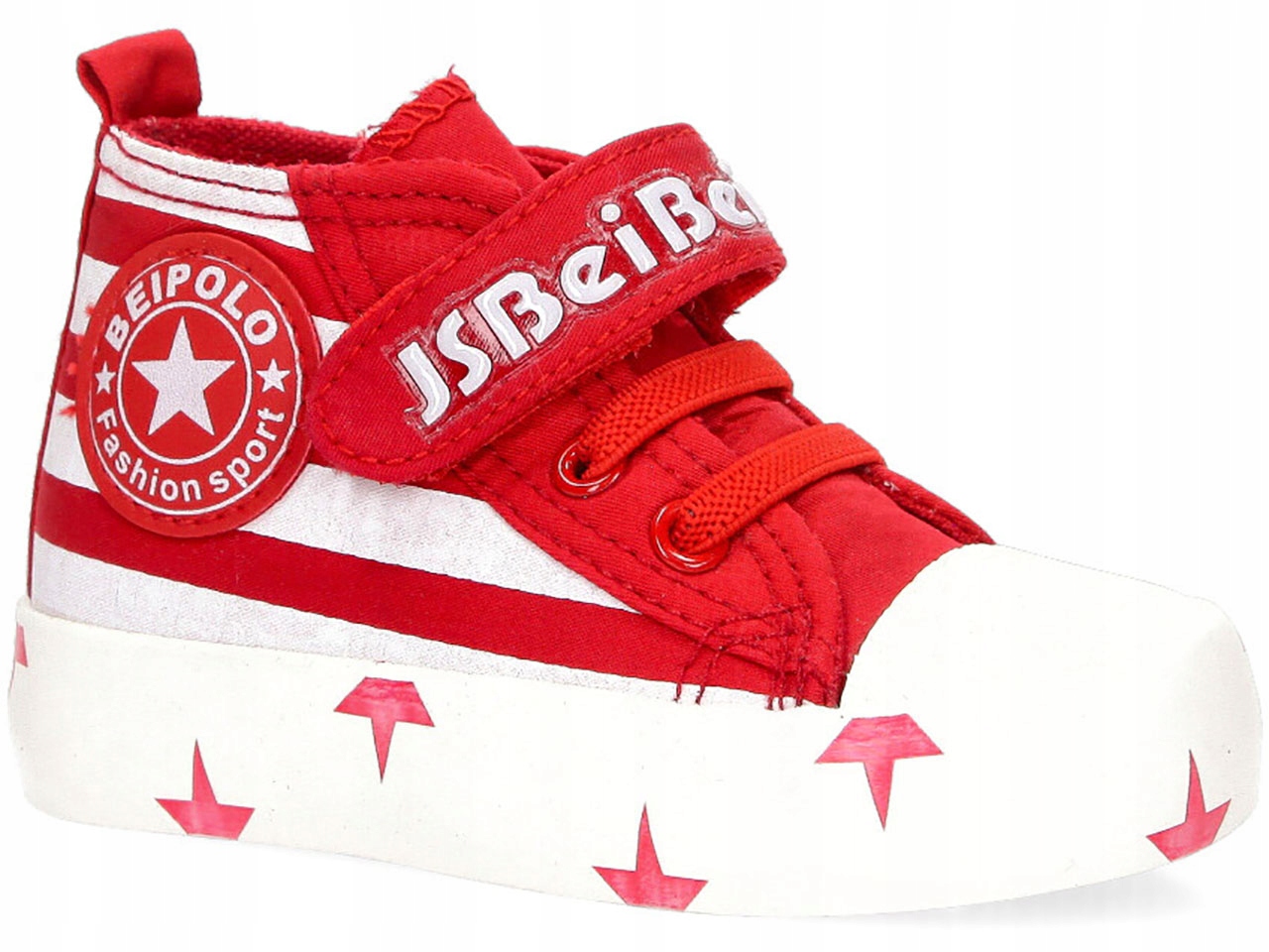 TRAMPKI BUTY SPORTOWE WYSOKIE NA RZEP LEKKIE r 22