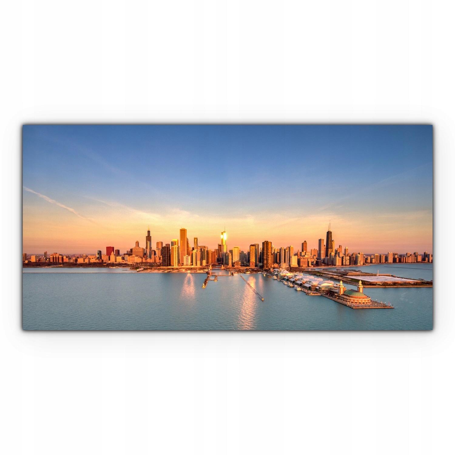 

Fotoobraz na płótnie 100x50 Miasto Zachód Słońca