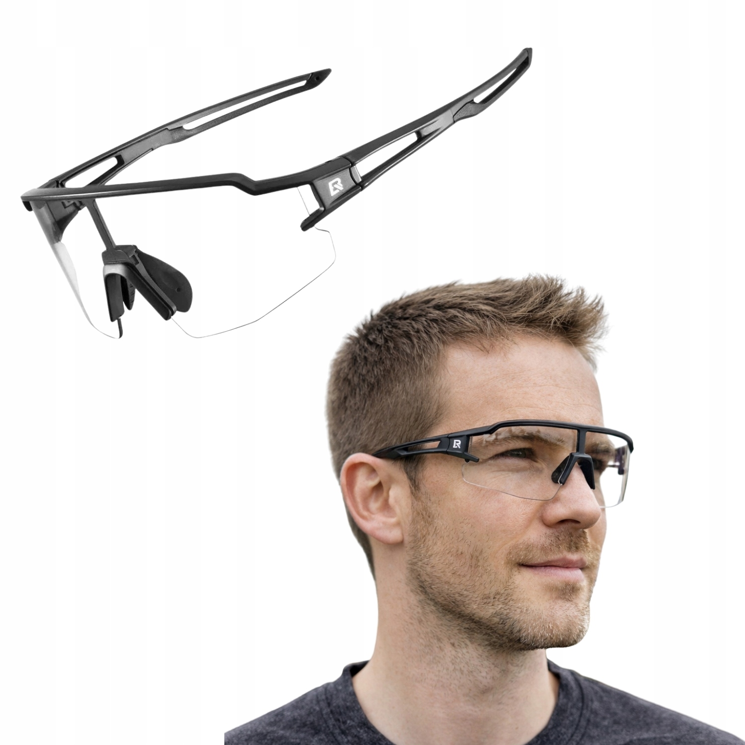 Sportovní Cyklistické Brýle Na Fotochromatické Kolo UV400 Ultralehké Rockbros