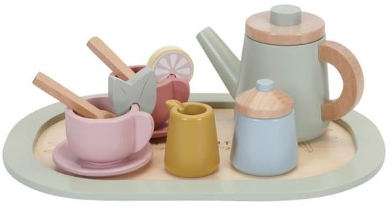 

Little Dutch Zestaw Do Herbaty +Tacka Tea Set Wood