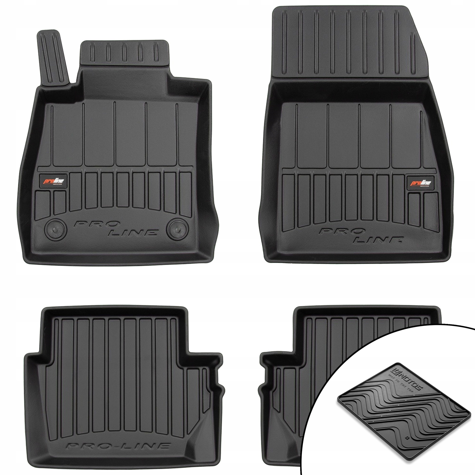 3D gumové rohože Ford Puma od roku 2019 rohož zdarma