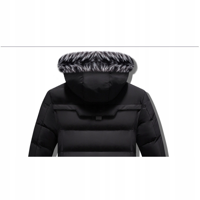 KURTKA ZIMOWA OCIEPLANA MĘSKA PARKA DŁUGA Z KAPTUREM Rodzaj klasyczny