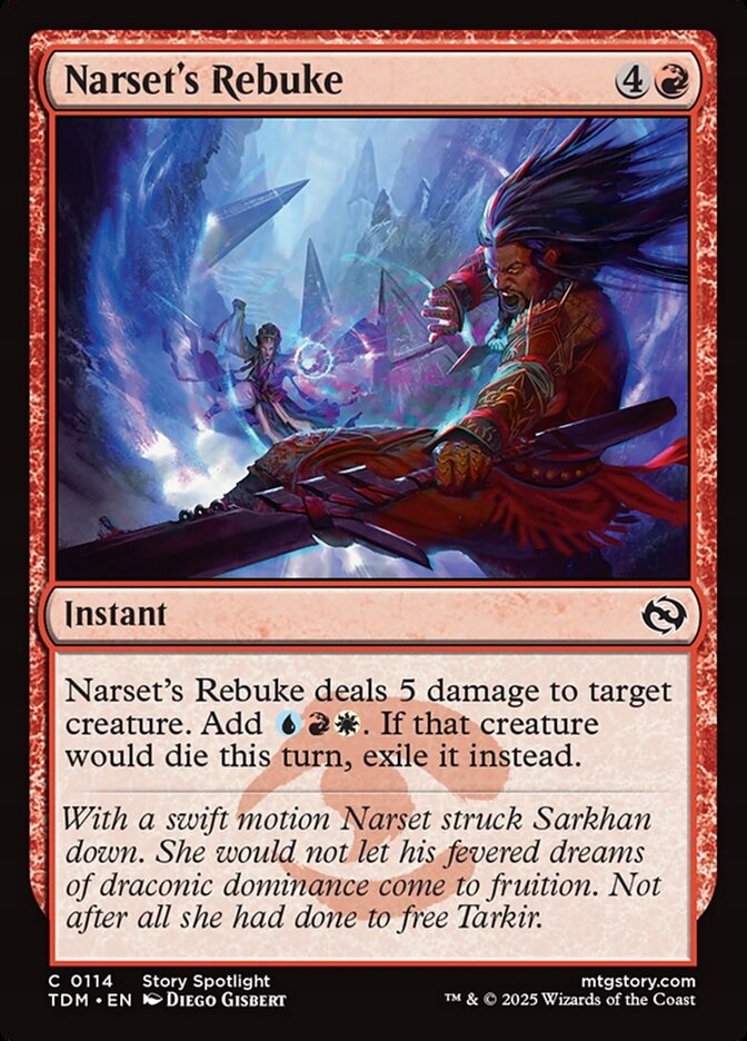 [mtg] Narset's Rebuke (tdm)