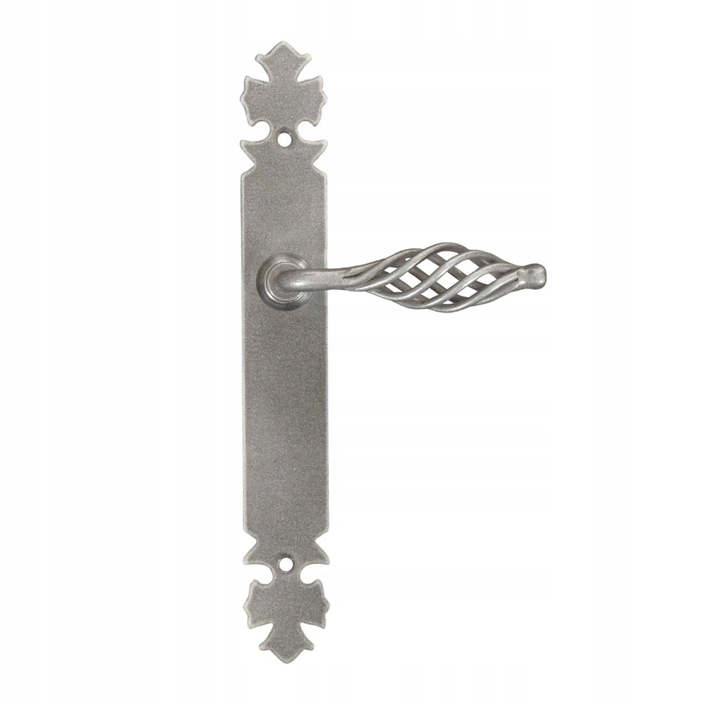 Klika na dveře Lagos se štítkem bez otvoru Ocelová