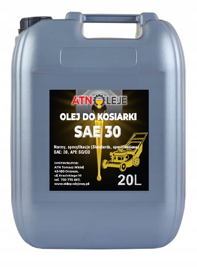 OLEJ DO KOSIARKI SAE 30 20L