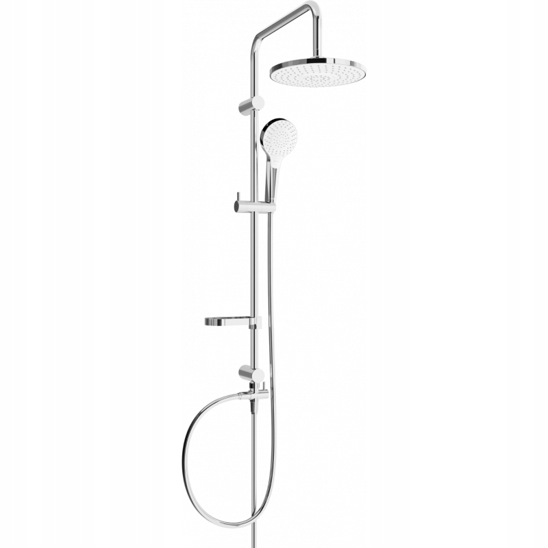 Mexen X05 sprchový stĺp, chrómová/biela 798050591-00