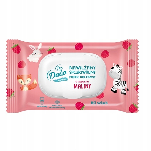 

Papier Toaletowy Nawilżany Spłukiwalny Dada 60szt.