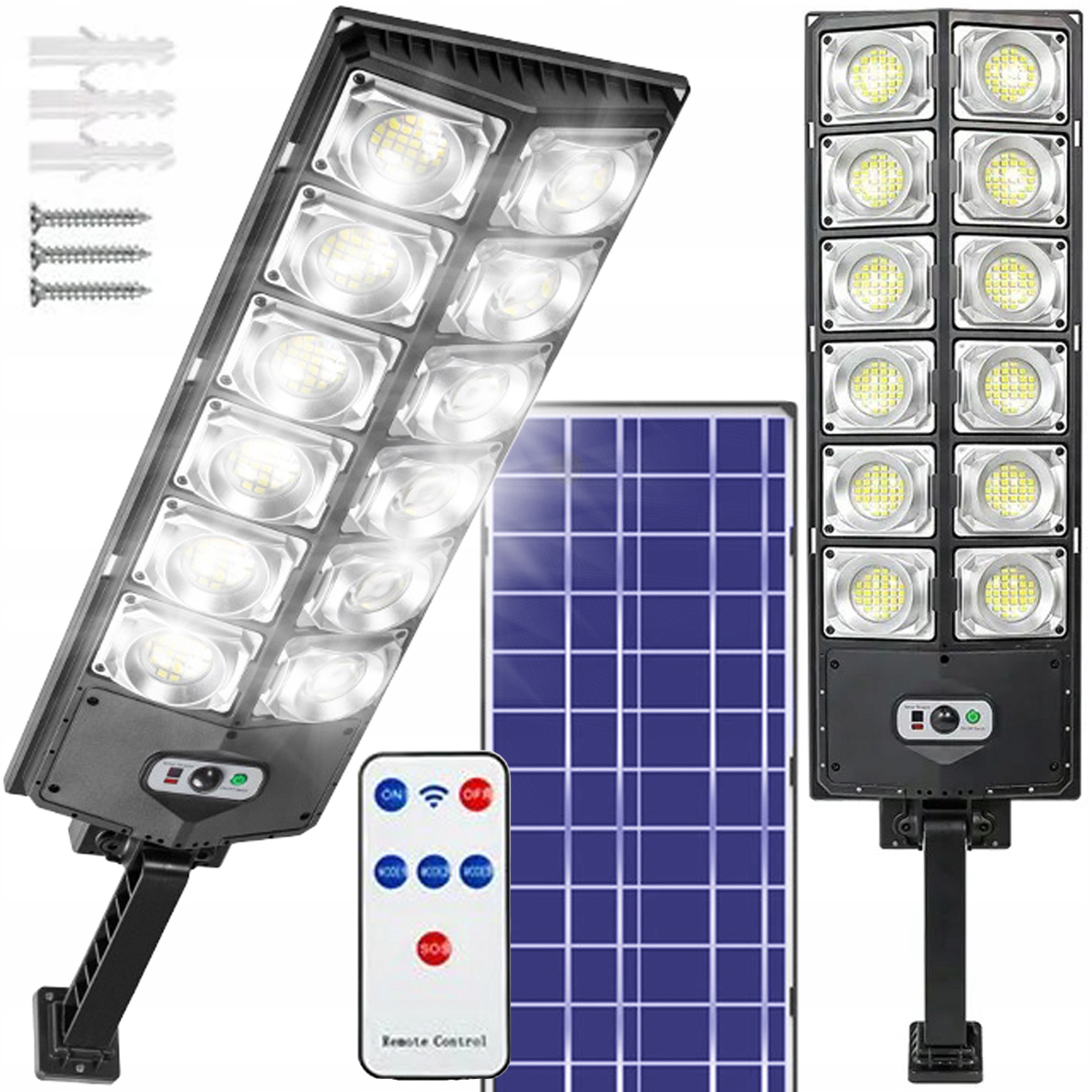 

Lampa Solarna Czujnik Zmierzchu Ruchu 1000W +pilot
