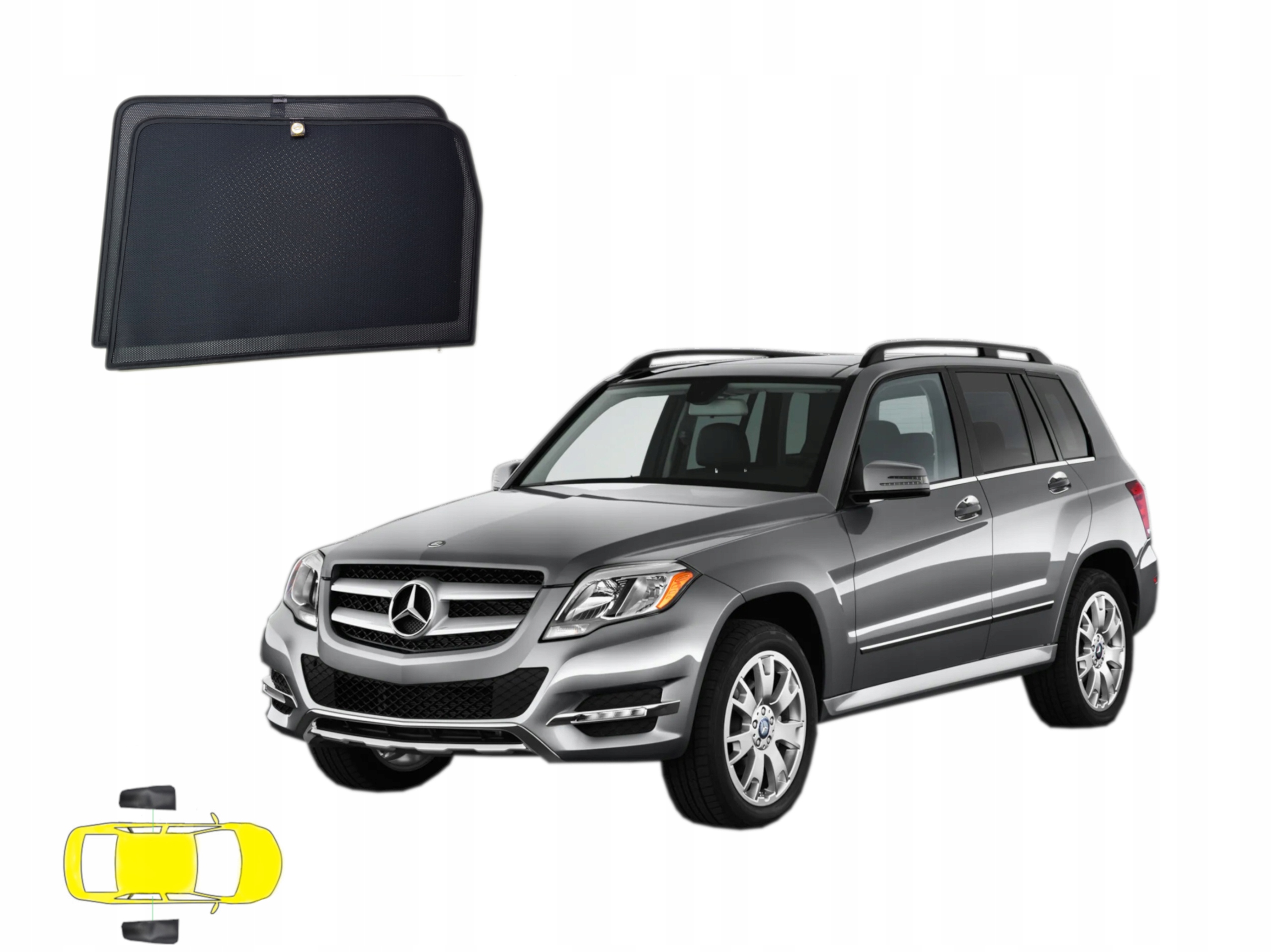 Sluneční clony: Mercecedes Glk I