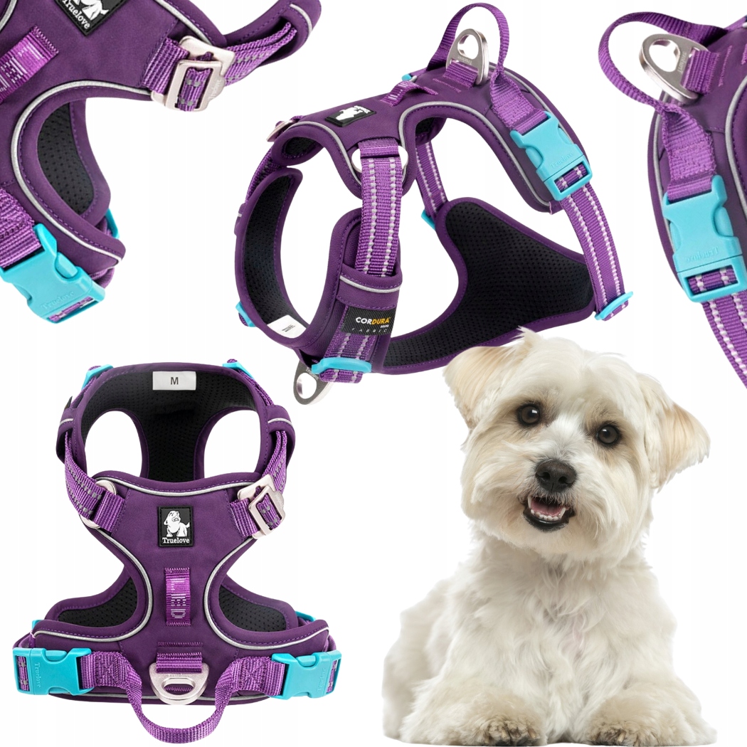 Levně Postroj Pro Psa Easy Walk Truelove Front Line Premium Cordura Fialový Xs
