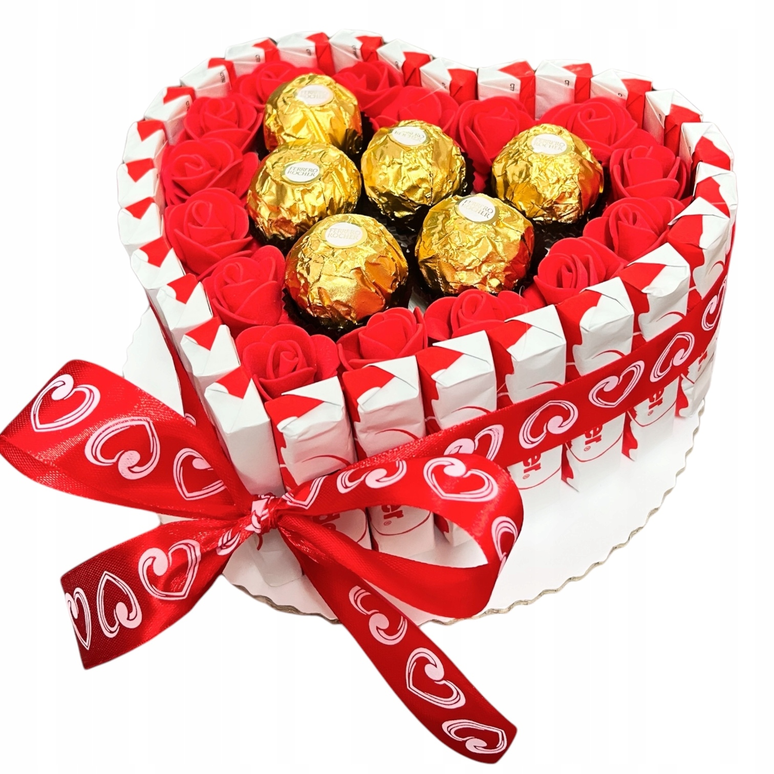 Zestaw prezentowy Tort na Urodziny Walentynki Rocznica Ślub Dla Mamy Taty