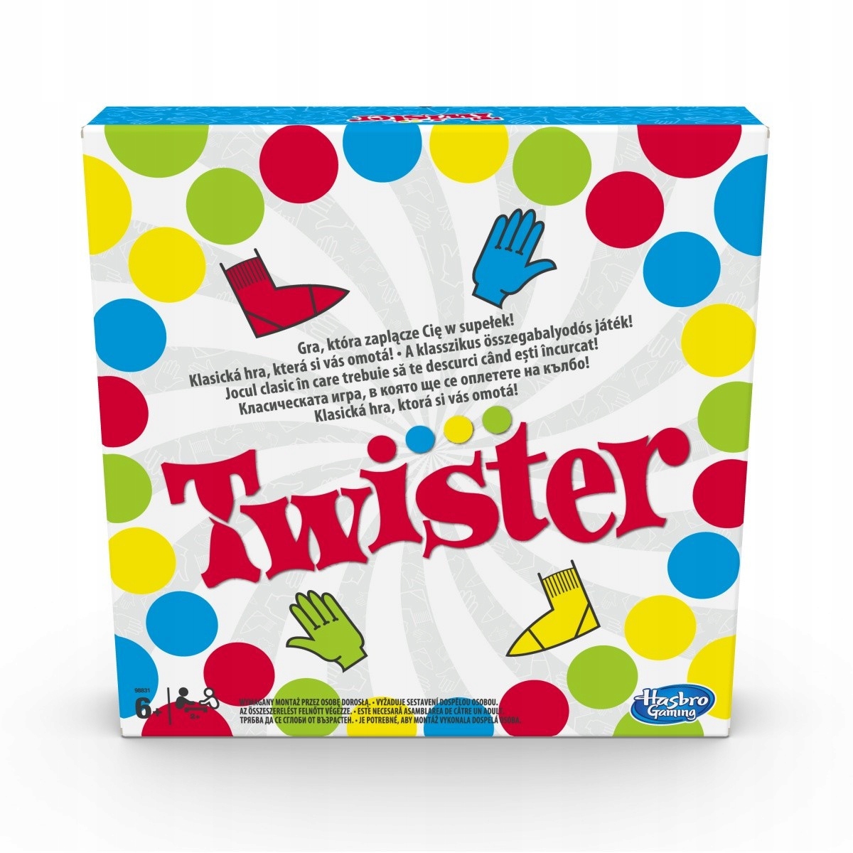GRA TWISTER RODZINNA ZRĘCZNOŚCIOWA HASBRO 98831